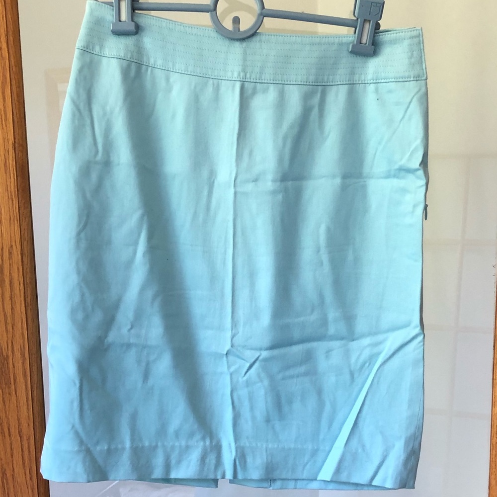 Anne Klein Light Blue Pencil Skirt